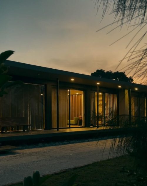 Main Villa - Exterior Night View